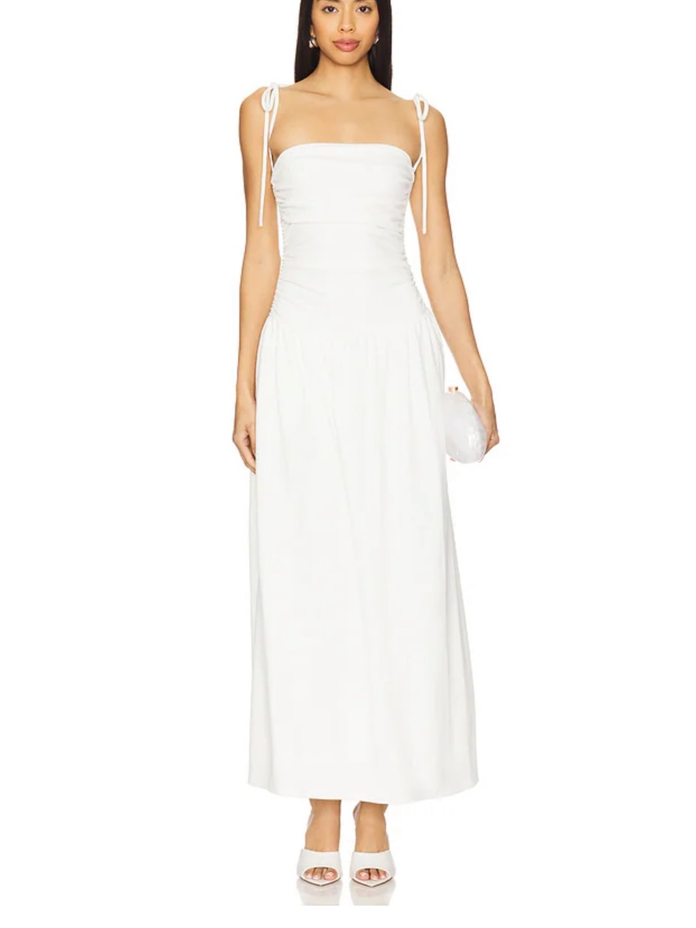 All the Ways Orelia Maxi Dress in White